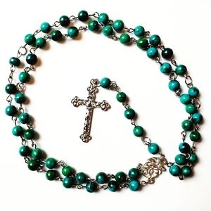 Aquamarine rosary